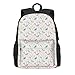 Imagen de ZTPOWQA Mochila para adultos con estampado rosa de unicornios