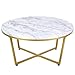 Giantex Coffee Table Round Tea Table
