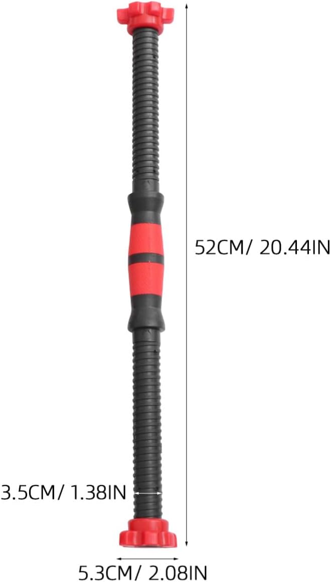 KOMBIUDA 2Pcs Dumbbell Handles with Spinlock Collars and Nuts for Strength Training Versatile Barbell Grip for Home Gym for Weight Lifting and Full Body Workouts Random