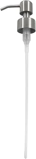 Soap Dispenser Pump Head Replacement, Silver, 1 Pcs | 304 Stainless Steel, Brushed Finish, 28/400 (26mm-28mm) Neck Size, Fits Bathroom Bottles