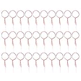 POPETPOP 30 Pulseras Tejidas Ajustables de Hilo Multicolor para Mujer y Niñas, Pulsera Decorativa Artesanal Adecuado para Uso Diario y Clase de Yoga Color Aleatorio