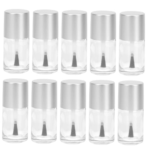Flacon de vernis à vide avec brosse Ipetboom (10 pièces) transparent pour nail art