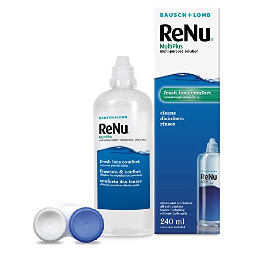 ReNu MultiPlus Contact Lens Solution, 240ml, with Lens Case
