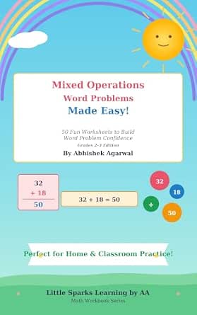 Mixed Operations Word Problems Made Easy!: 50 Fun Worksheets to Build ...
