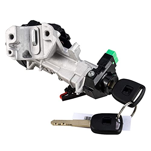 3Mirrors New Ignition Switch Assembly& Left/Right Door Lock Cylinder Compatible With 2003-2005 Honda Accord Crv W/ 2 Keys Oe# 06350-Saa-G30, 35100-Sda-A71 (No Anti-Theft Module) #TOP6
