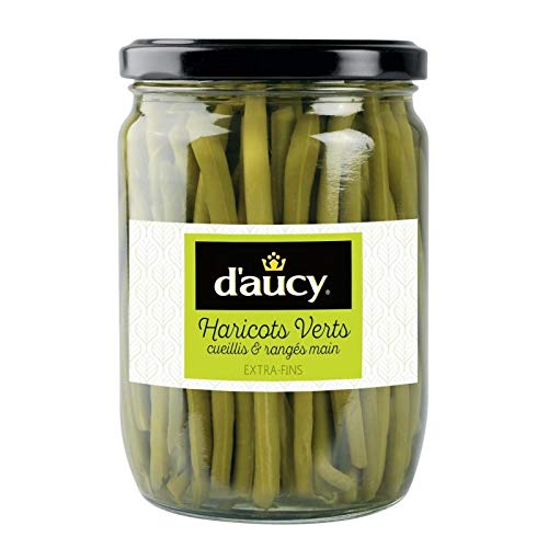 D'AUCY - Haricots Verts Extra Fins Rangés 280G - Lot De 4