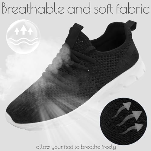 Image of Oltyutc Mens Trainers Running Walking Mesh Slip On Shoes Lightweight Comfortable Badminton Gym Tennis Sneakers Athletic