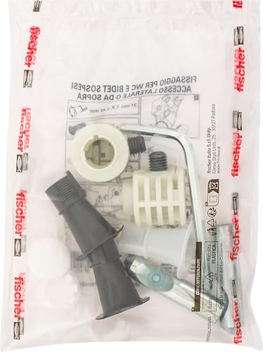 Fischer WB9 B LV, 551883, Unterputzarmatur für Sanitärkeramik und Bidetwand hängend mit seitlichem oder oberem Zugang, für Keramikstärken 34-47 mm