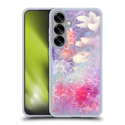 Coque en Gel Samsung Galaxy S25+ compatible MagSafe Aimee Stewart Lily