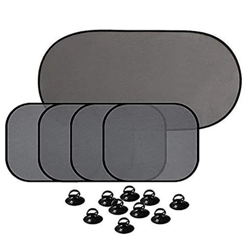Pare soleil voiture lot de 5 pare-soleil amovibles à ventouses pour vitres