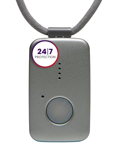 Medical Guardian MGMini | Medical Alert Device for Seniors | Water-Resistant, Emergency Call Button, 24/7 Monitoring, Step Counter, GPS Tracking | Monthly Subscription Required | Silver