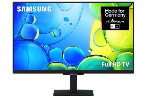 Samsung Full HD F6009F 24 Zoll (61 cm) LED Flachbildfernseher, PurColor-Technologie, HDR, Object Tracking Sound Lite, Knox Security, One UI Tizen, Smart TV, Unbegrenzt kostenlose Inhalte