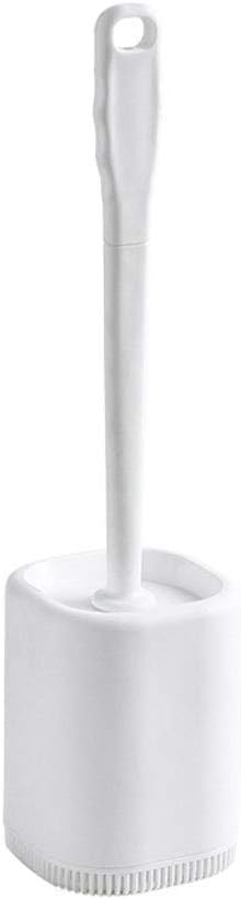 SPOUR Toilet Brush Holder Toilet Brush and Bracket, Long-Handle Cleaning Brush for The Bathroom, Comfortable Grip and TPR Material Brush He,Toilet Brush with Holder