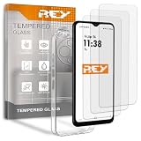 REY Pack 3X Pellicola salvaschermo e Cover per TCL 60 SE NXTPAPER 5G, Vetro temperato e Silicone TPU ad Alta Resistenza