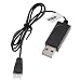 vhbw USB Ladekabel kompatibel mit Carrera RC Video ONE (503003) Drohne