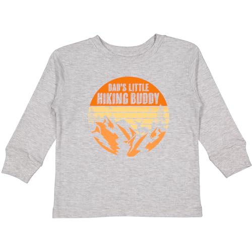 inktastic Dad's Little Hiking Buddy Toddler Long Sleeve T-Shirt