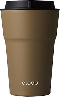 天馬 マグボトル etodo エトド 洗いやすいマグボトル 食洗機対応 モカ 350ml