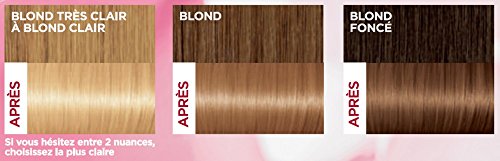 L’ORÉAL PARIS - Coloration Cheveux Permanente Triple Soin - Couvre 100% des Cheveux Blancs - Excellence Crème - Nuance : Blond Très Clair Doré (9.3) (Lot de 2)