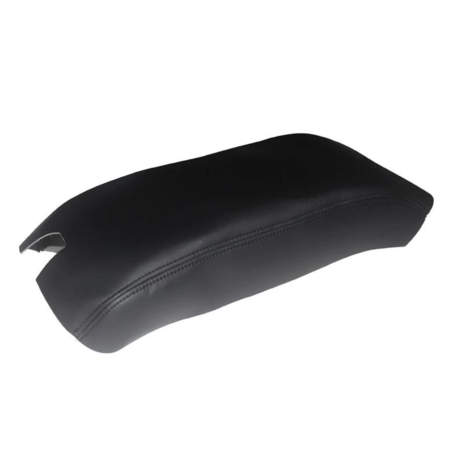 Yueyzhk Black Leather Car Center Armrest Console Box Lid Cover Interior Sticker Decor For F150 2009-2014(Black)