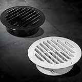 glas garagentor Hochwertiges Material: Abluft Zuluft Metall Gitter Hergestellt aus hochwertigem, verdicktem Edelstahl 304, dicker und Rostfrei, hochwertige Verarbeitung, schöne Dekoration für Ihr Zuhause, ein Muss für moderne Neubauten