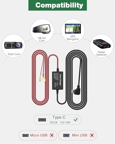 Kit de cable duro para cámara de salpicadero que evita descargas con protección de voltaje 5