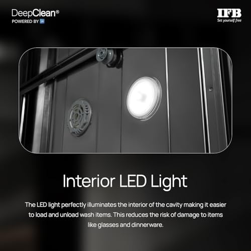 Image of IFB 16 Place Settings with DeepClean Technology Powered by AI Freestanding Dishwasher (Neptune SX16, Pearl Grey, Auto Door Open for Effective Drying, Interior LED Lighting)