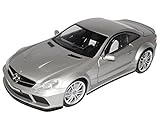 sl r230 motorkontrollleuchte Fahrzeug ist ca 25 cm lang Motormax Mercedes SL65 AMG Black Series Grau Coupe R230 2008-2011 1/18 Modell Auto mit individiuellem Wunschkennzeichen