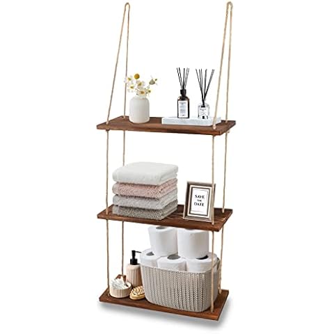 Bathroom Shelf Organizer - Rustic Farmhouse Style Cover