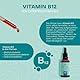 BitterLiebe - Vitamin B12 Tropfen hochdosiert - 500µg B12 pro Tagesdosis - doppelt aktiv mit Methylcobalamin und Adenosylcobalamin - unterstützt die Blutbildung * und das Nervensystem *