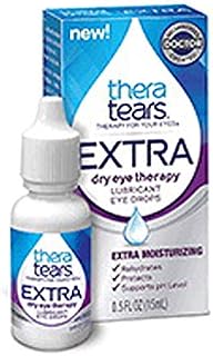 TheraTears Eye Drops for Dry Eyes, Extra Dry Eye Therapy, Extra Moisturizing Lubricant