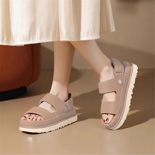 Fashion Suede Platform Sandals for Kids Casual Adjustable Indoor Non Slip Comfortable Outdoor Girl Mules & Clogs Big Kid Little Kid4