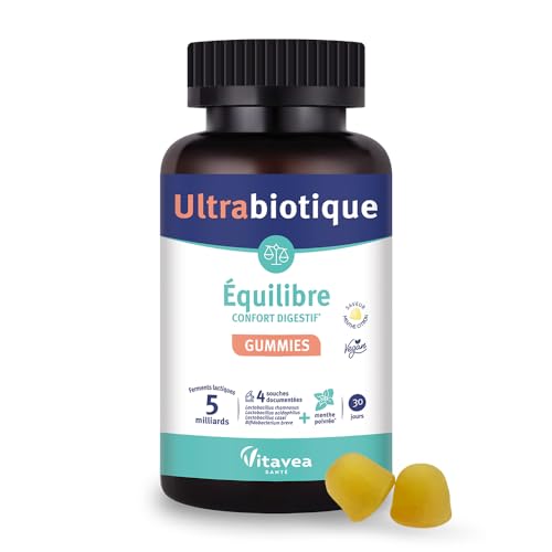 Vitavea Ultrabiotique Équilibre - Prébiotiques, Ferments Lactiques - Flore Intestinale,