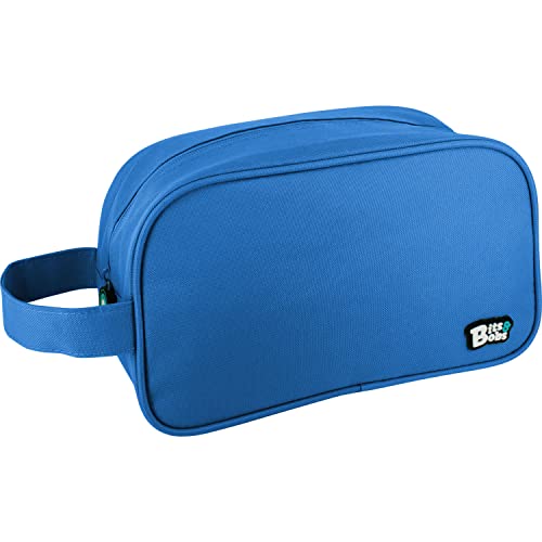Grafoplás Bits & Bobs, Neceser Cuadrado Unisex Niños, Azul (Blue), 28x18x10cm