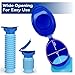 KkaFFe Pee Bottles for Men, Adjustable Emergency Urinal, Car Pee Bottle for Men and Women, Portable Toilet for Car, Shrinkable Personal Mobile Toilet,Urine Bottle