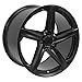 OE Wheels CV02 19 Inch Rims Fit Corvette C8 Z06 Style 5x120 19x8.5 / 20x11 Satin Black (Set of 4)