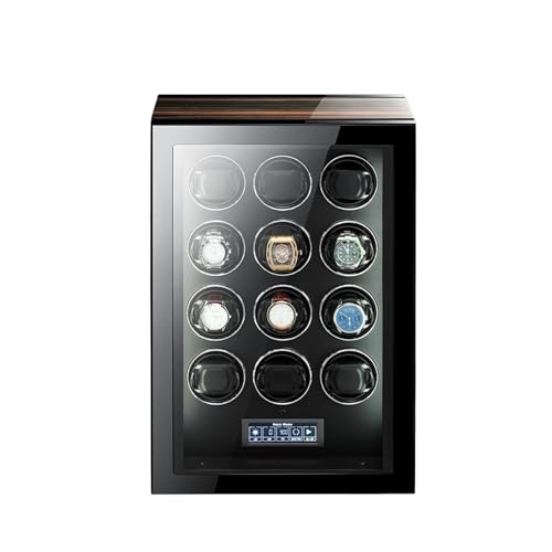 Caja Fuerte Pequeña, Caja De Seguridad Automática De Lujo For Reloj Con Pantalla Táctil LCD De Motor Y Cajas De Accesorios De Reloj De Madera Con Control Remoto(6224) - imagen 6