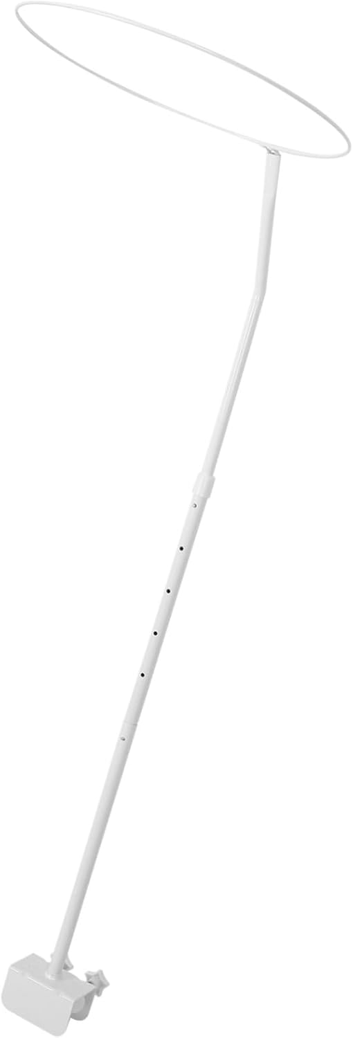 Zerodeko Crib Canopy Bracket Mosquito Net Stand Holder for Cot Bed Dual Clip Mosquito Net Rack for Sleep Protection Fit for Cradles and Nursery Beds