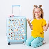AOZUO Zestaw 50 uroczych naklejek ze zwierzętami dla dzieci, wodoodpornych naklejek kawaii z uroczymi akwarelowymi motywami zwierząt na laptopa, telefon, rower, album na wycinki, albumy ze zdjęciami