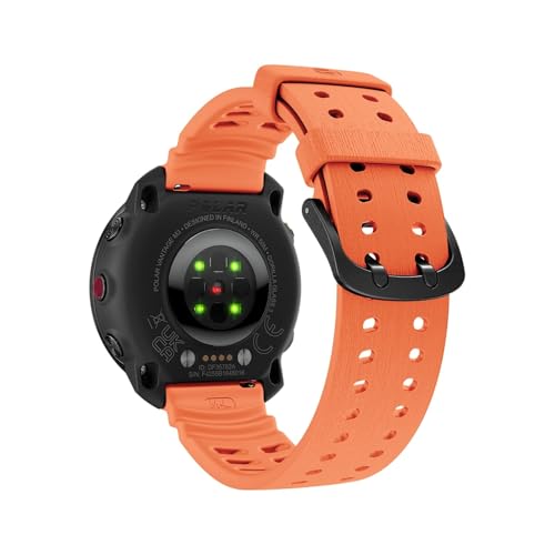 [�����ȓX] 22 mm�ėp�_�u���s���o�b�N���V���J�Q���x���g�ɓK��Garmin Forerunner 255/265/Venu 3 Venu 2 Vivoactive 4��փo���h(Orange)