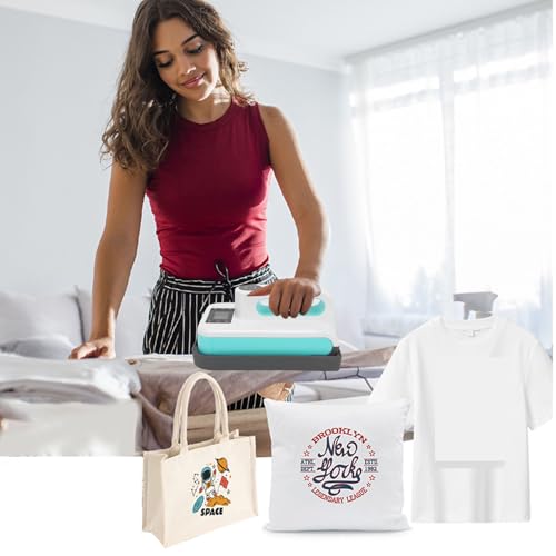 Mini prensa térmica portátil 330W ajustable miniatura 5