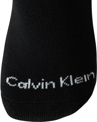 Calvin Klein Women's Socks - Cushion Athletic Crew Socks (6 Pack), Size 4-10, Black/White/Grey #TOP10