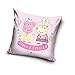 Carbotex Peppa Pig PP182042 - Cojín decorativo con relleno (40 x 40 cm), diseño de cerditos