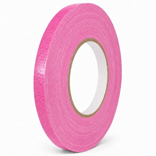 Image of GGR Supplies CDT-36 Industrial Grade Cloth Duct Tape, Pink 1 /2 Inch x 60 Yards, Waterproof UV Resistant Heavy Duty, Clean Removal with No Sticky Residue for Repairs, Packaging, and Bundling
