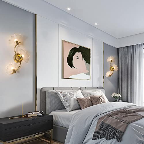 Lámpara de pared creativa de ginkgo para iluminar tu salón moderno 5