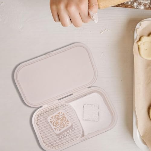 Cornstarch Tapper Box for Polymer Clay, Leak-Proof Snap-Lock and Non-Stick Interior for Easy Use with Clay Cutters and Molds by Generic - Image 3