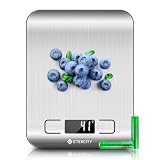 Etekcity Küchenwaage Digital-Edelstahl-5KG Lebensmittelechte Waage Küche-1g