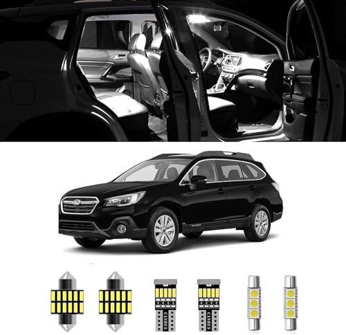 Kit 9 piezas luces LED interiores para Subaru Outback miniatura 1