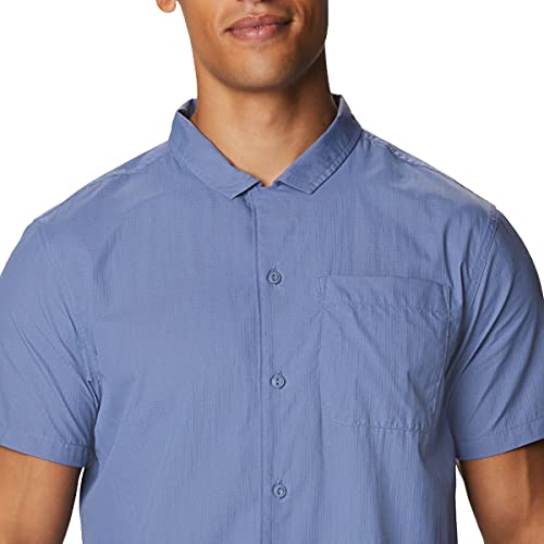 Mountain Hardwear Men's Standard El Portal Short Sleeve Shirt, Northern Blue, X-Large #TOP1