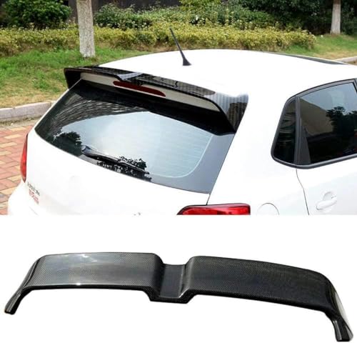 Aileron arrière Polo 2010-2018 aspect fibre de carbone aérodynamique rigide