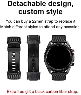 DT91 Smart Watch 1.3 inch Full Round Touch Screen Bluetooth Calls With  Leather \u0026 Rubber Straps Heart Rate Monitor Fitness Tracker Stainless Steel  Sports Watch For Android \u0026 IOS - Black: Buy